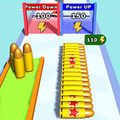 snake of bullets collect and shoot